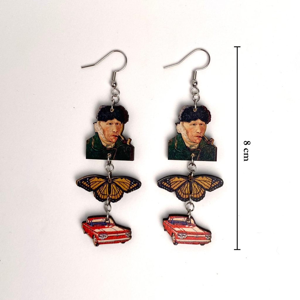 Portrait of a Moving Heart - Earrings