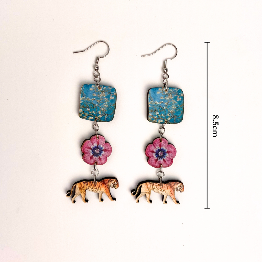 Tiger Blossom - Earrings