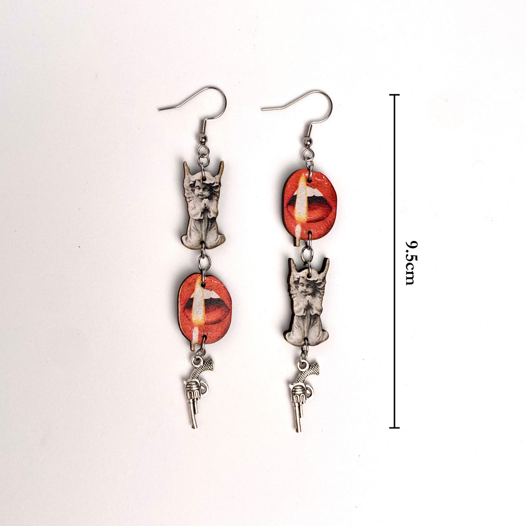 Kiss Me Like a Crisis - Earrings