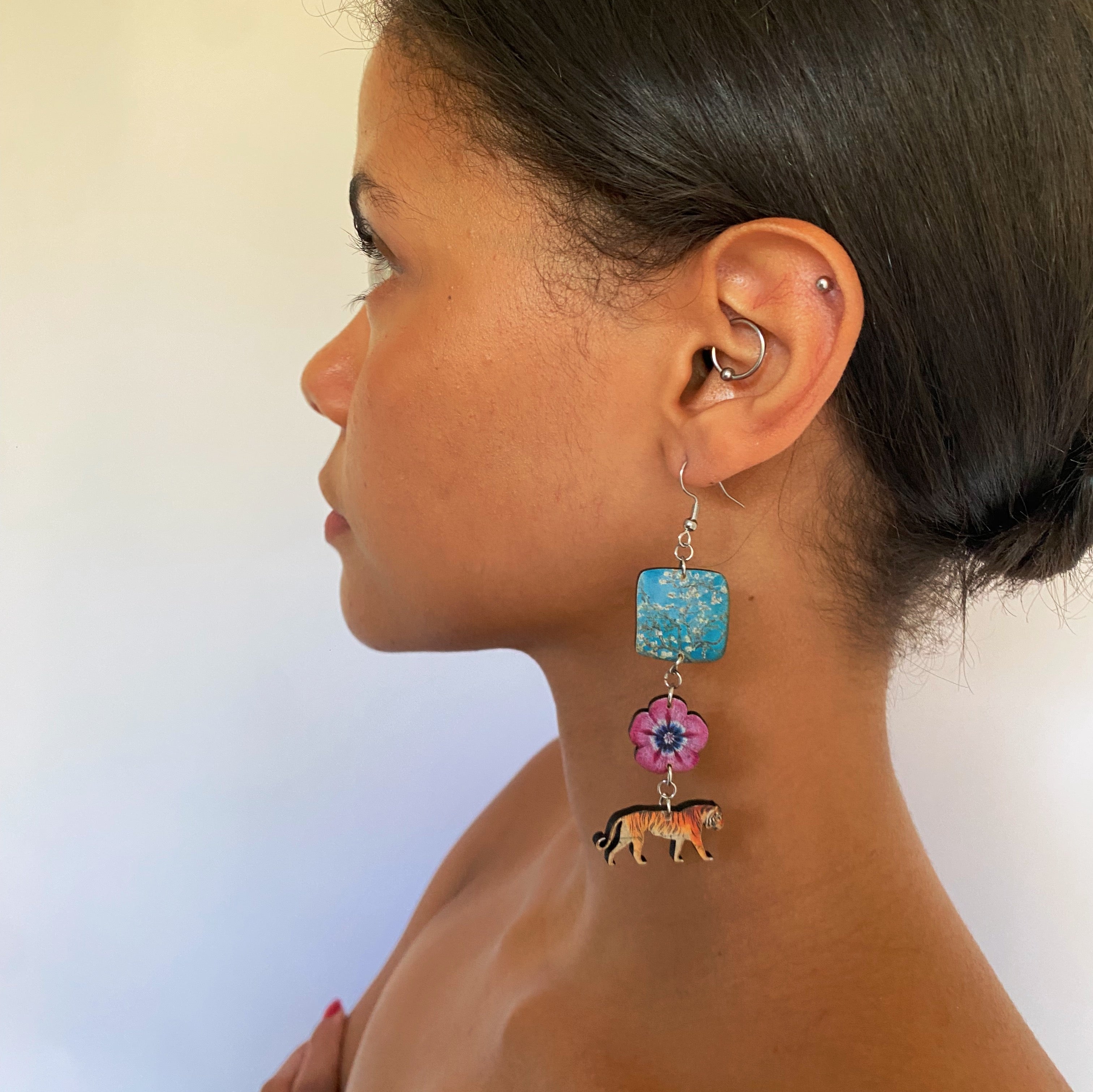 Tiger Blossom - Earrings
